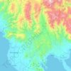 Sumlog River topographic map, elevation, terrain