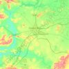Ciudad Real topographic map, elevation, terrain