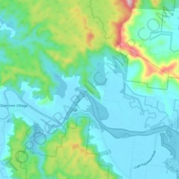 Forest Creek topographic map, elevation, terrain
