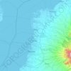 Silay topographic map, elevation, terrain