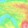 San Martin de Loba topographic map, elevation, terrain