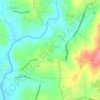 Bico topographic map, elevation, terrain