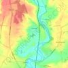 Tackley topographic map, elevation, terrain