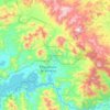 Churumuco topographic map, elevation, terrain