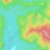Lalmatia topographic map, elevation, terrain