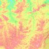 Ribeirão Branco topographic map, elevation, terrain