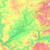 Tierra de Lemos topographic map, elevation, terrain