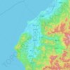 Fukui topographic map, elevation, terrain