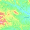 Craco topographic map, elevation, terrain