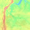 Khantys-Mansis topographic map, elevation, terrain