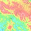 Putina topographic map, elevation, terrain