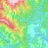 Malbosc topographic map, elevation, terrain