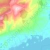 Inishcaltra topographic map, elevation, terrain