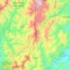 Kayapa topographic map, elevation, terrain