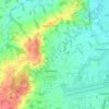 Charlwood topographic map, elevation, terrain