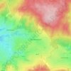 Arbrefontaine topographic map, elevation, terrain