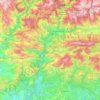 Alto Urgel topographic map, elevation, terrain