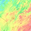 Town of Theresa topographic map, elevation, terrain