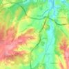 Parceiros e Azoia topographic map, elevation, terrain