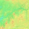 Haute-Sanaga topographic map, elevation, terrain