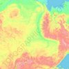 La Léna topographic map, elevation, terrain