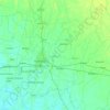 Madhepura topographic map, elevation, terrain