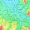 Basilea-Ciudad topographic map, elevation, terrain