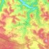 Alfeld topographic map, elevation, terrain