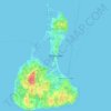 Block Island topographic map, elevation, terrain