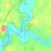 Corydon topographic map, elevation, terrain