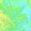 Seis de Enero topographic map, elevation, terrain