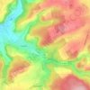 Husen topographic map, elevation, terrain