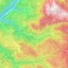 Tiers topographic map, elevation, terrain