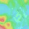 Pog Lake topographic map, elevation, terrain