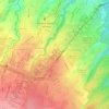 Bancal topographic map, elevation, terrain