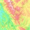 Carambeí topographic map, elevation, terrain