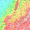 Río Suárez topographic map, elevation, terrain