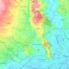 Matina River topographic map, elevation, terrain
