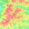 Fuquay-Varina topographic map, elevation, terrain