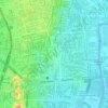 Ugong Norte topographic map, elevation, terrain