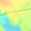 Powell topographic map, elevation, terrain