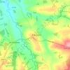 Exbourne topographic map, elevation, terrain