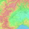 Piemont topographic map, elevation, terrain