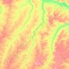 Rio Muaco topographic map, elevation, terrain