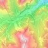 Clavières topographic map, elevation, terrain