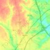 Benson topographic map, elevation, terrain