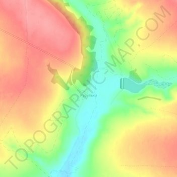Kurulka topographic map, elevation, terrain