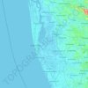 Alappuzha topographic map, elevation, terrain