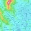 Seoul topographic map, elevation, terrain