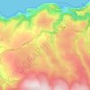 Lynton and Lynmouth topographic map, elevation, terrain